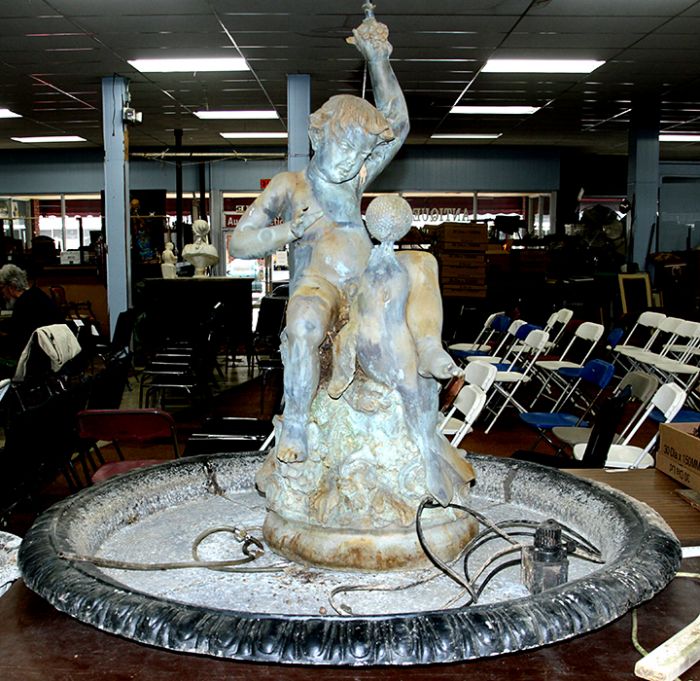 Kimball and Victoria Sterling Lifetime Collection ( Sale # 1) - Bronze_Fountain_with_underplate_plate.jpg